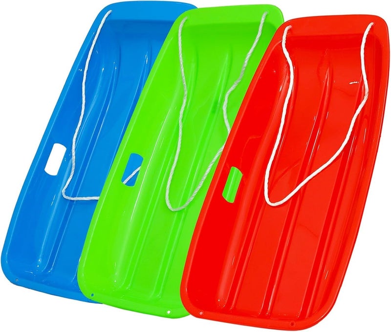 LIBERATECH 2-Person Sled for| 35" All-Season Toboggan | Reinforced Structure | High Weight Capacity | for Snow, Beach & Park - Image 1